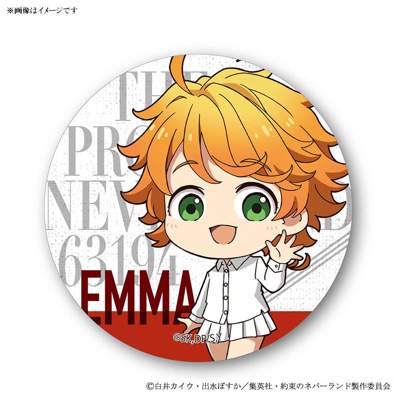 約束のネバーランド エマ アクスタ 缶バッジ カード アクキー フジテレビ限定】 約束のネバーランド てくトコ缶バッチ エマ | フジ