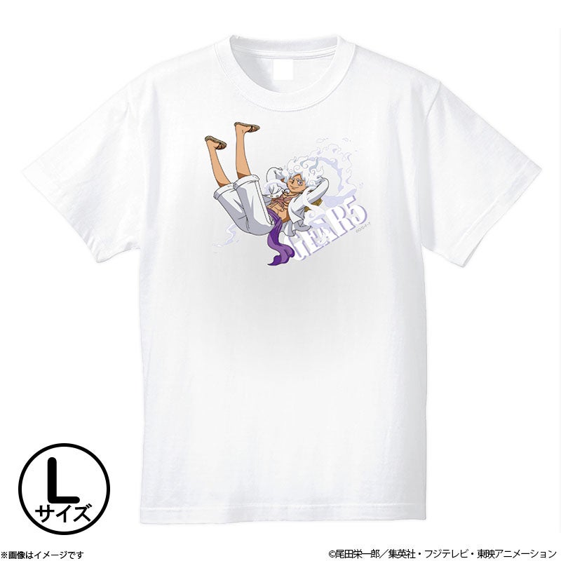 フジテレビ限定】ワンピース ワノ国編 Tシャツ ルフィ GEAR5 XLサイズ