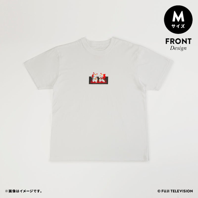 突然ですが占ってもいいですか？ LUCKY CAT TEE - White Mサイズ
