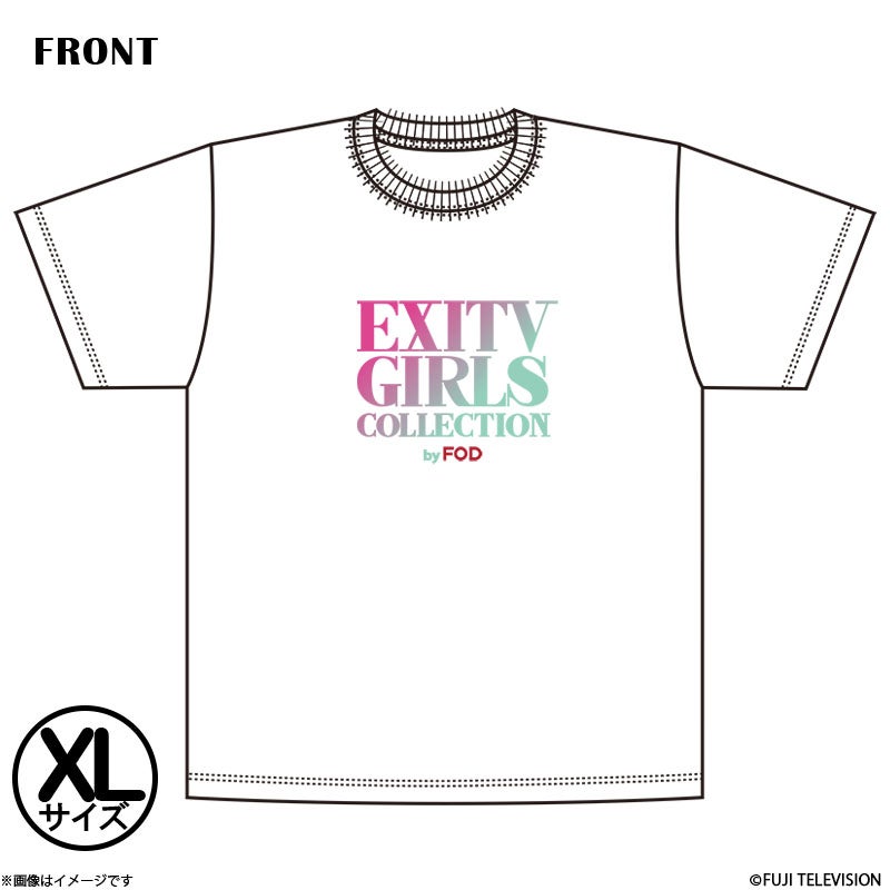 EXITV GIRLS COLLECTION（EGC）Tシャツ XL | フジテレビe!ショップ