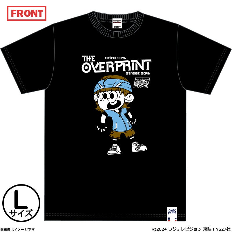 逃走中 THE MOVIE 逃走中-OVERPRINT ZEROZEROHEROデザイン 逃走者T