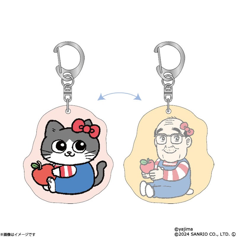 ねこに転生したおじさん×サンリオキャラクターズ チェンジングアクリル