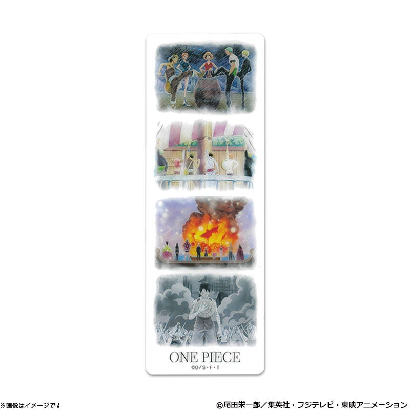 フジテレビ限定】ワンピース 名シーン クリアしおり WHITE | フジ
