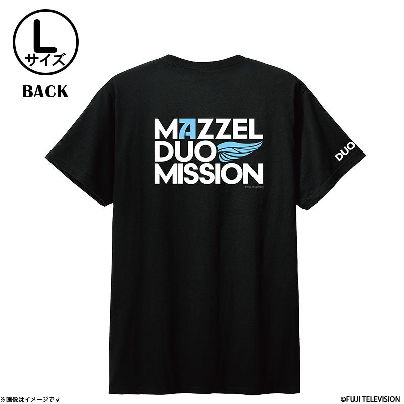 MAZZEL DUO MISSION Tシャツ 黒 Lサイズ | フジテレビe!ショップ
