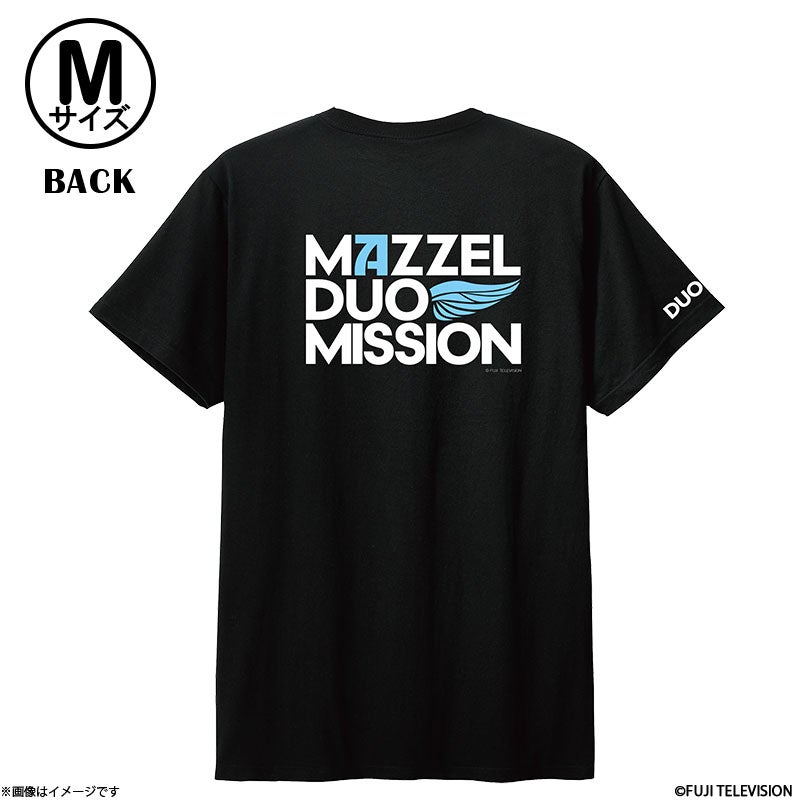 MAZZEL DUO MISSION Tシャツ 黒 Mサイズ | フジテレビe!ショップ