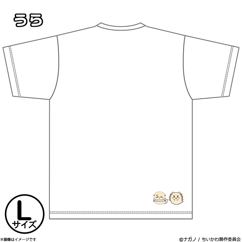 ちいかわ おばけの森 Tシャツ(白)(L) | フジテレビe!ショップ