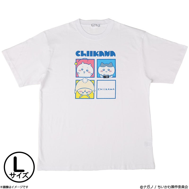 アニメ『ちいかわ』 Tシャツ トリオ ホワイト(L) | フジテレビe!ショップ