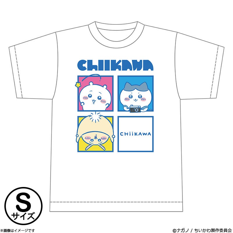 アニメ『ちいかわ』 Tシャツ トリオ ホワイト(S) | フジテレビe!ショップ