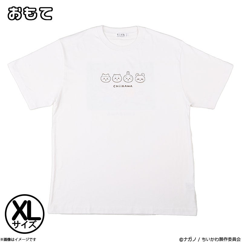 アニメ『ちいかわ』 Tシャツ キービジュアル ホワイト(XL) | フジ
