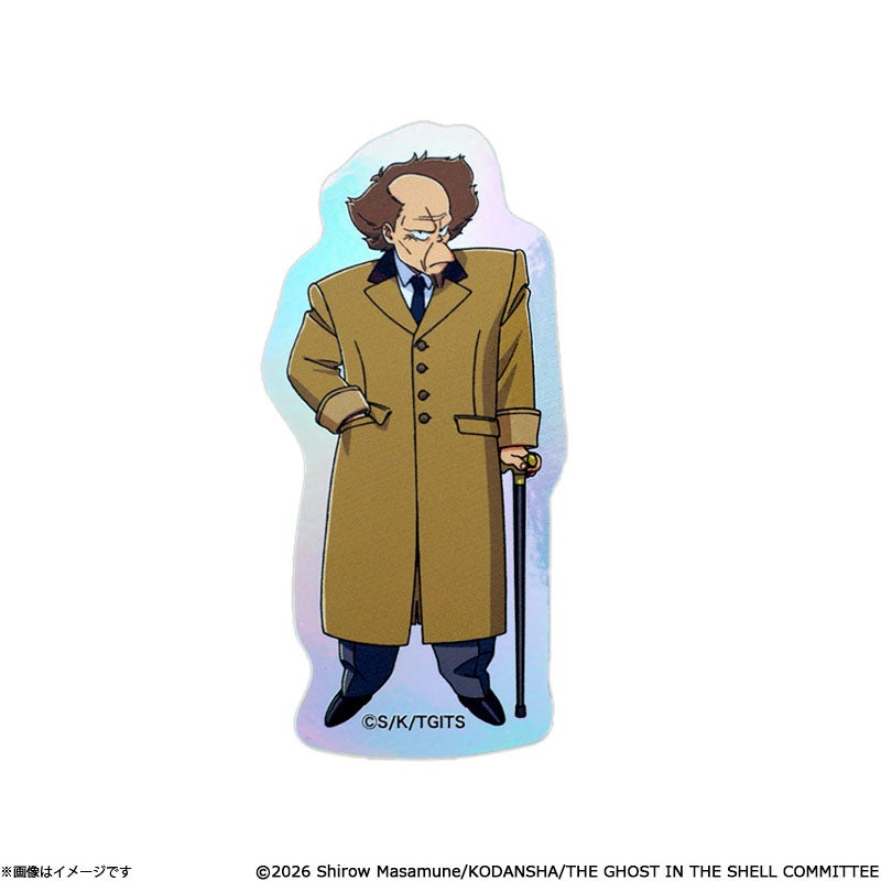 攻殻機動隊 THE GHOST IN THE SHELL ホログラム耐水ステッカー 荒巻