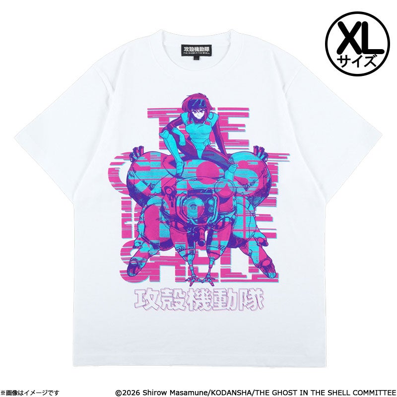 川*ち様 攻殻機動隊 GHOST IN THE SHELL Tシャツ XL 攻殻機動隊 THE GHOST IN THE SHELL 草薙&フチコマ Tシャツ / XL