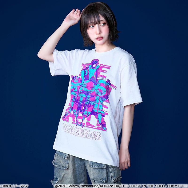 攻殻機動隊 THE GHOST IN THE SHELL 草薙&フチコマ Tシャツ / M | フジ